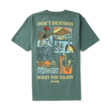 Load image into Gallery viewer, ROARK ENJOY SLATE GREEN MENS T-SHIRT
