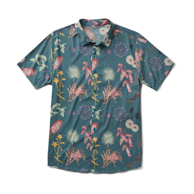 ROARK BLESS UP SHORT SLEEVE BUTTON DOWN MENS SHIRT