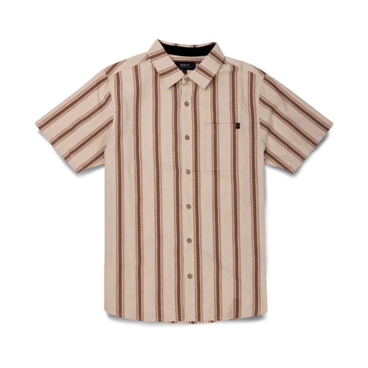 ROARK BLESS UP SHORT SLEEVE BUTTON DOWN MENS SHIRT
