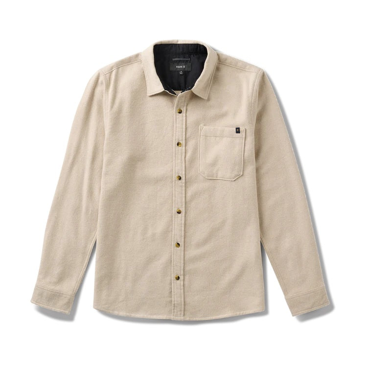 ROARK CROSSROADS ORGANIC COTTON FLANNEL MENS LONG SLEEVE BUTTON DOWN