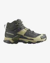 Load image into Gallery viewer, SALOMON X ULTRA 5 MID GORE-TEX PEAT/GRAY GREEN MENS HIKING SHOES
