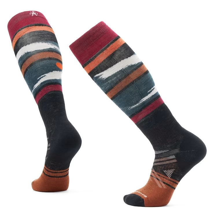 SMARTWOOL SKI FULL CUSHION MIDNIGHT SKI PATTERN OTC UNISEX SOCKS