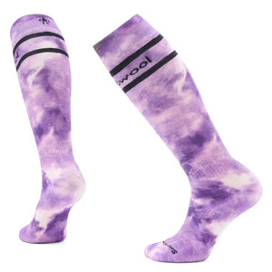 SMARTWOOL SKI FULL CUSHION TIE DYE PRINT OTC WOMENS SOCKS