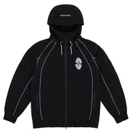 SOUVENIR INSULATED TRACK JACKET BLACK MENS JACKET
