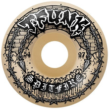 Load image into Gallery viewer, SPITFIRE FORMULA FOUR T-FUNK RAW RADIAL FULL SKATEBOARD WHEELS
