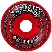 Load image into Gallery viewer, SPITFIRE FORMULA FOUR T-FUNK RAW RADIAL FULL SKATEBOARD WHEELS
