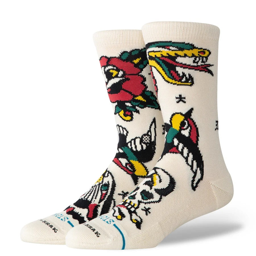 STANCE BERT KRAK X STANCE FLASH CREW SOCKS