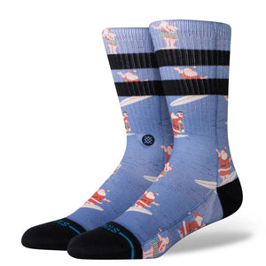 STANCE SURFING SANTA CREW SOCKS