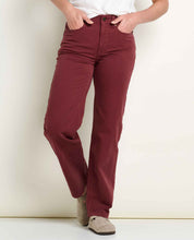 Load image into Gallery viewer, TOAD&amp;CO TAMARACK STRAIGHT JEAN MALBEC WOMENS PANT

