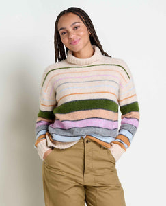 TOAD&CO TODDY T-NECK WOMENS SWEATER