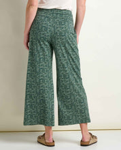 Load image into Gallery viewer, TOAD&amp;CO CHAKA WIDE LEG CROP PANT CILANTRO PRINT WOMENS PANT
