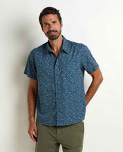Load image into Gallery viewer, TOAD&amp;CO FLETCH SHORT SLEEVE BUTTON DOWN CANAL PRINT MENS SHIRT
