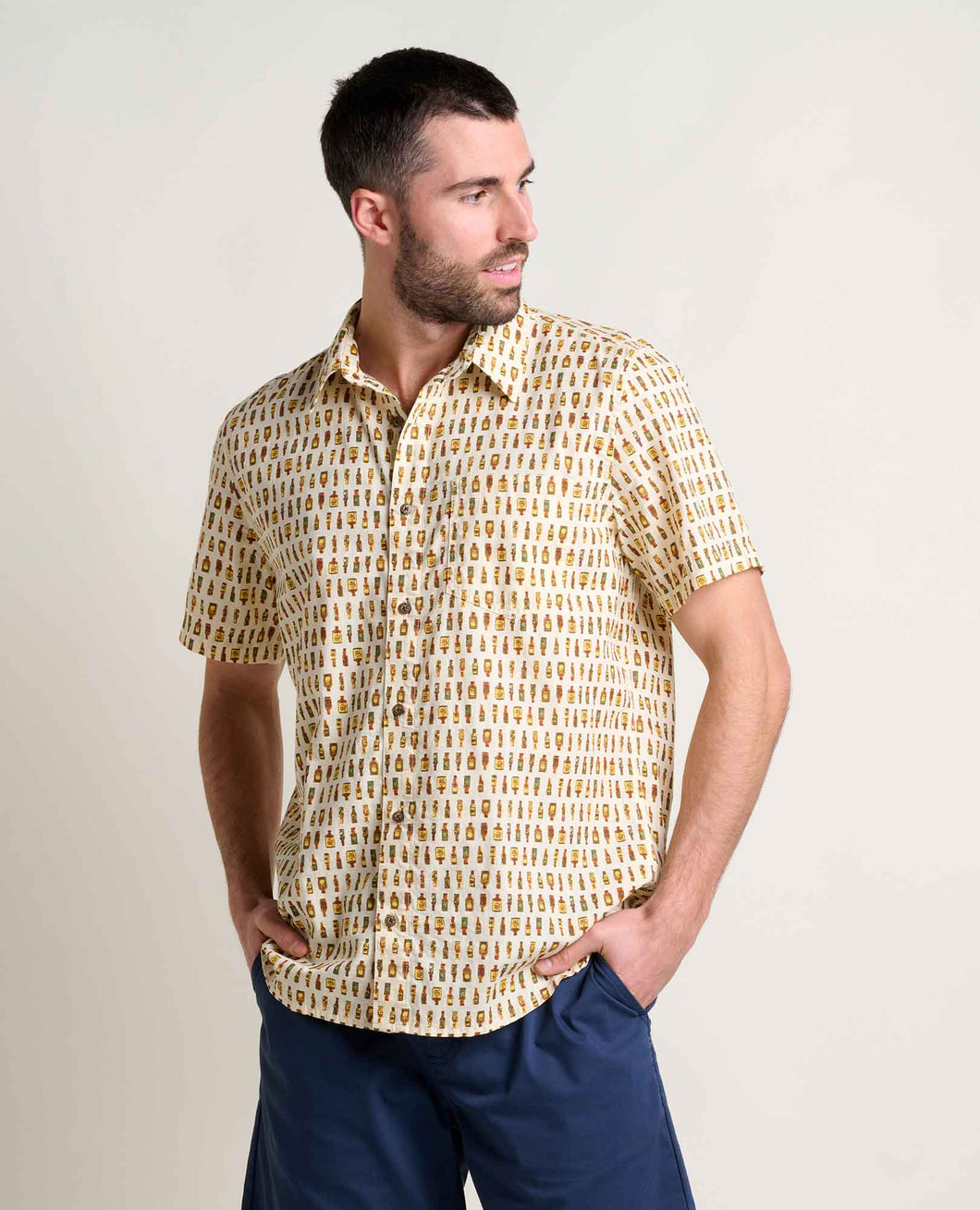 TOAD&CO FLETCH SHORT SLEEVE MENS BUTTON DOWN