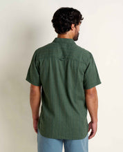 Load image into Gallery viewer, TOAD&amp;CO TAJ HEMP SHIRT CILANTRO DOBBY SHORT SLEEVE BUTTON DOWN MENS SHIRT
