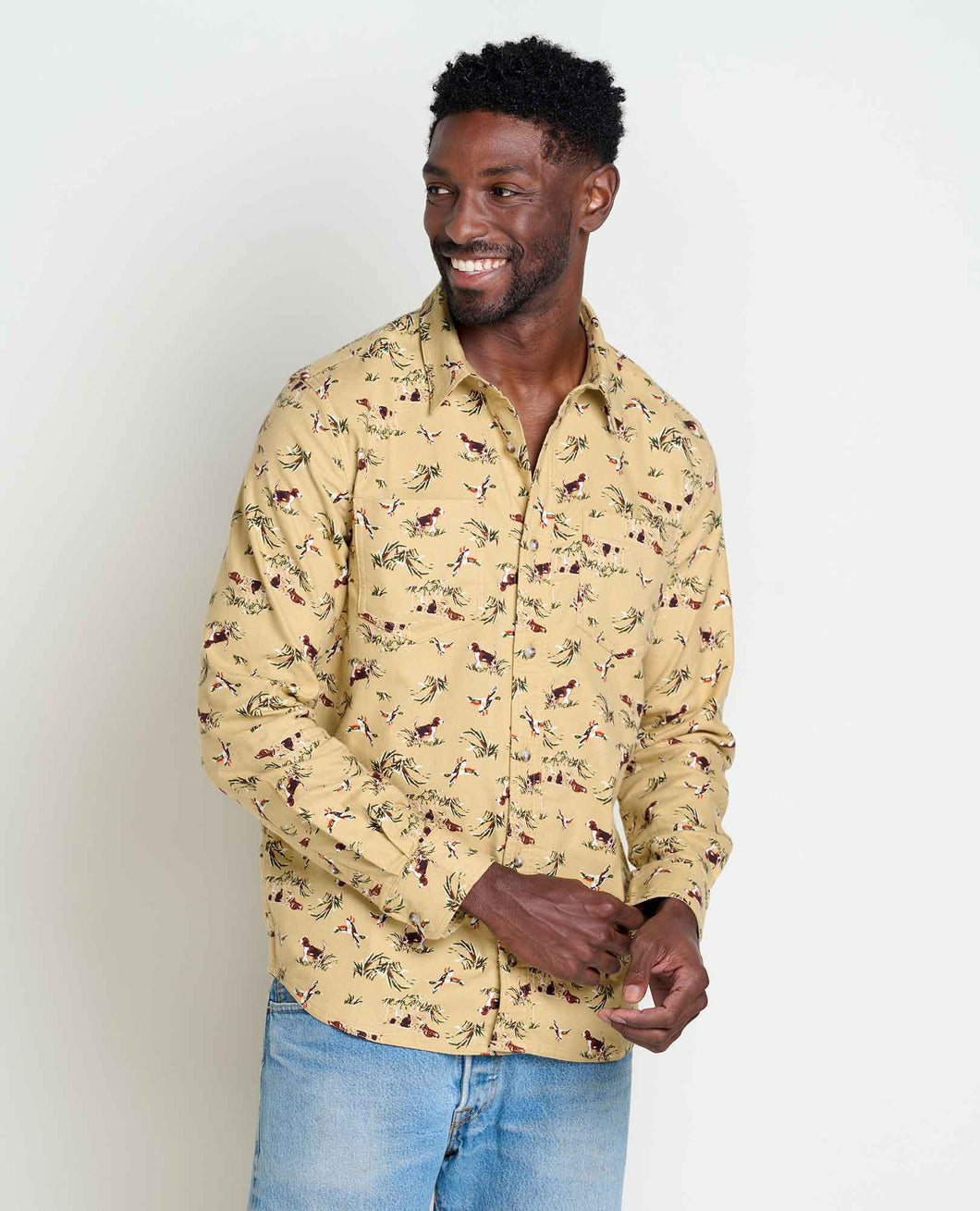 TOAD&CO FLANNAGAN LONG SLEEVE MENS BUTTON DOWN SHIRT