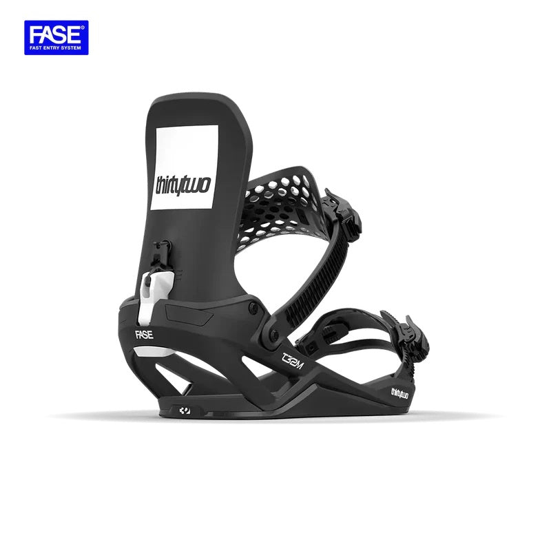 THIRTYTWO T32M FASE BLACK SNOWBOARD BINDINGS