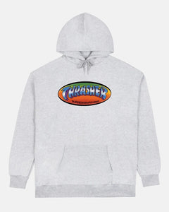 THRASHER NINETY-FIVE BY SPANKY ASH GREY MENS HOODIE
