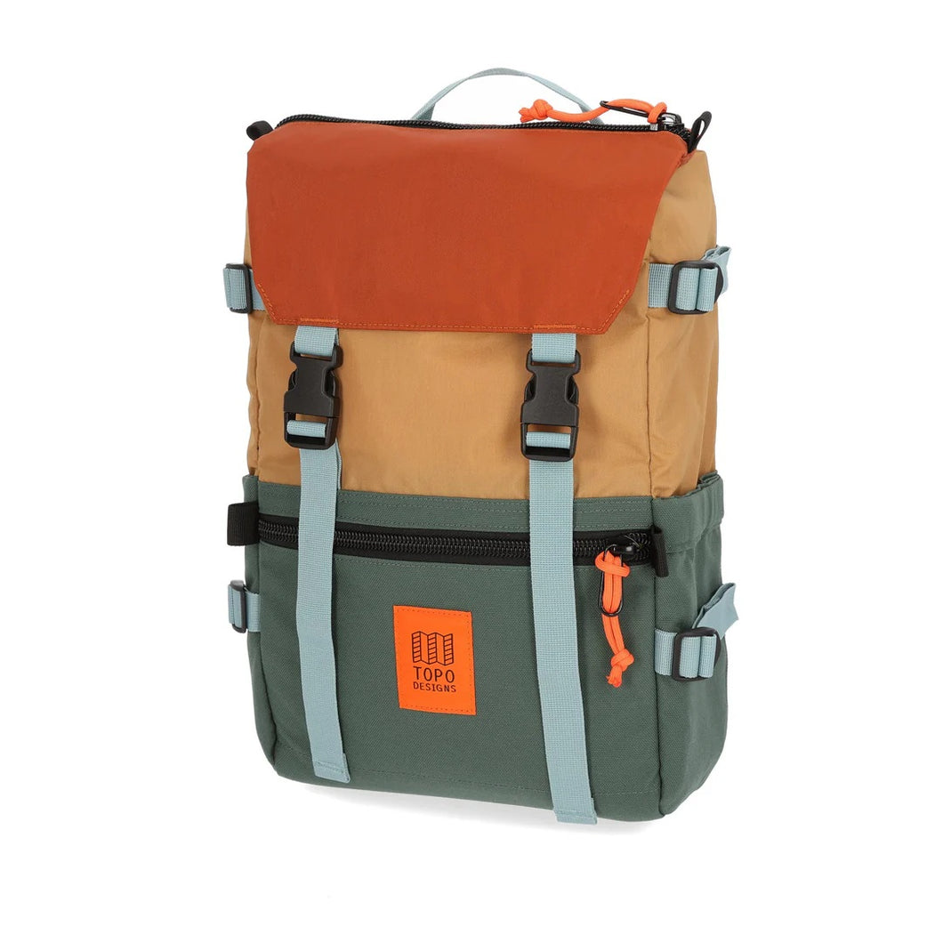 TOPO DESIGNS ROVER PACK CLASSIC FOREST/KHAKI BACKPACK