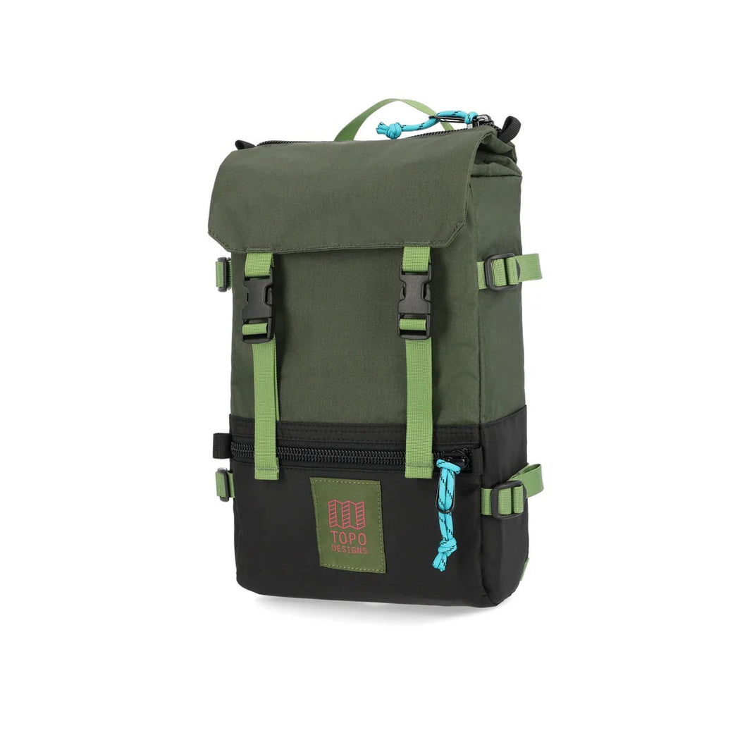 TOPO DESIGNS ROVER PACK MINI OLIVE/BLACK BACKPACK