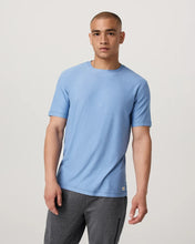 Load image into Gallery viewer, VUORI STRATO TECH TEE ISLE BLUE HEATHER MENS T-SHIRT
