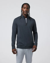 Load image into Gallery viewer, VUORI CORONADO HALF ZIP MIDNIGHT HEATHER MENS SWEATSHIRT
