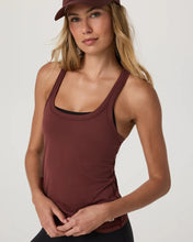 Load image into Gallery viewer, VUORI SLEEVELESS LUX RACERBACK TANK BURNT SIENNA WOMENS TANK TOP
