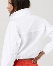 Load image into Gallery viewer, VUORI COURT FULL ZIP WHITE WOMENS JACKET

