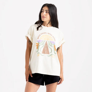 ROARK ROAD RISE OVERSIZED PREMIUM TEE WOMENS T-SHIRT