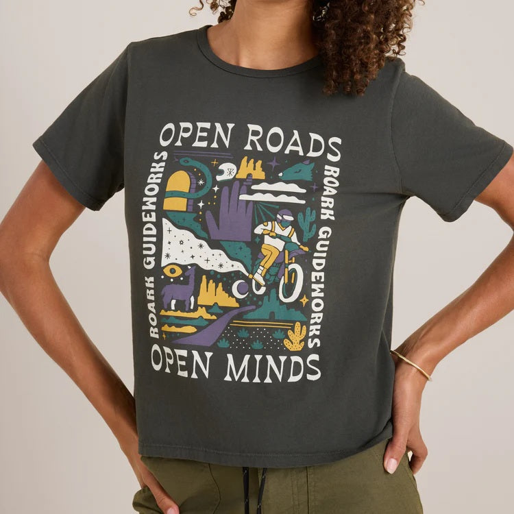 ROARK OPEN ROADS EVERYDAY TEE WOMENS T-SHIRT