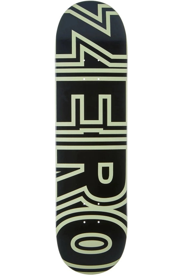 ZERO DECK GLOW IN THE DARK BOLD 8.25