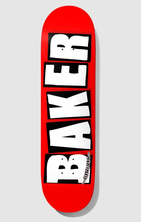 BAKER DECK BRAND LOGO BLACK/WHITE 8.25