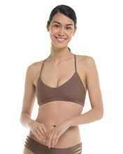 Load image into Gallery viewer, BODY GLOVE SMOOTHIES LATTE RUTH FIXED TRIANGLE WOMENS SWIMWEAR TOP
