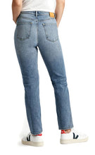 Load image into Gallery viewer, DUER MIDWEIGHT PERFORMANCE DENIM HIGH RISE STRAIGHT JEAN
