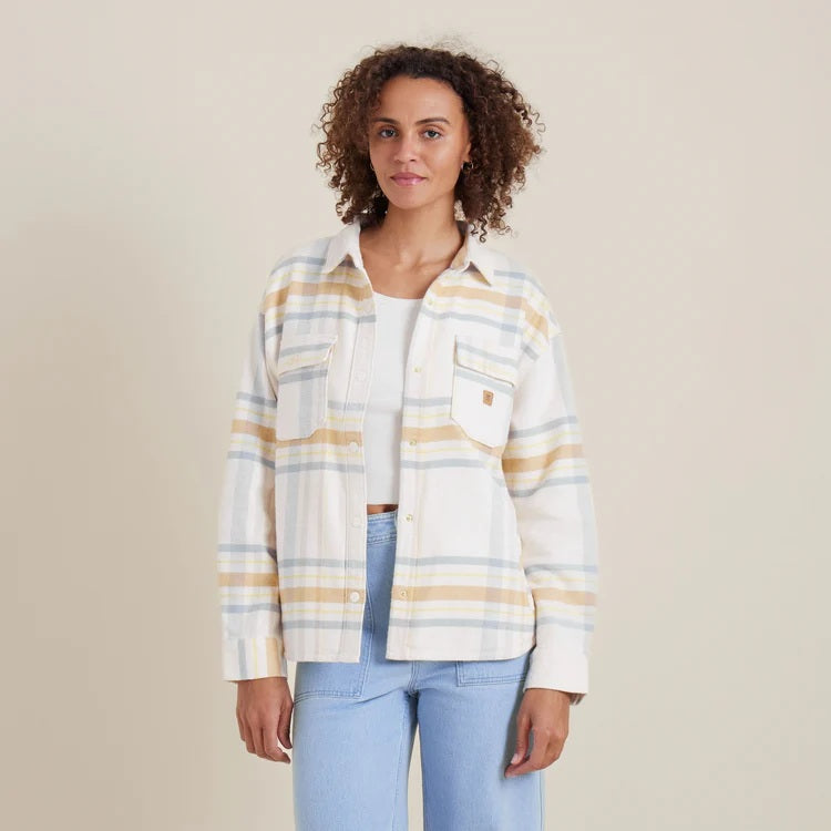 ROARK AMBERLEY LONG SLEEVE BUTTON DOWN WOMENS FLANNEL
