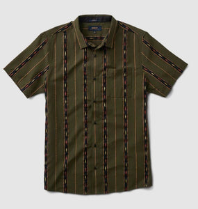 ROARK JOURNEY WOVEN SHORT SLEEVE BUTTON DOWN MENS SHIRT