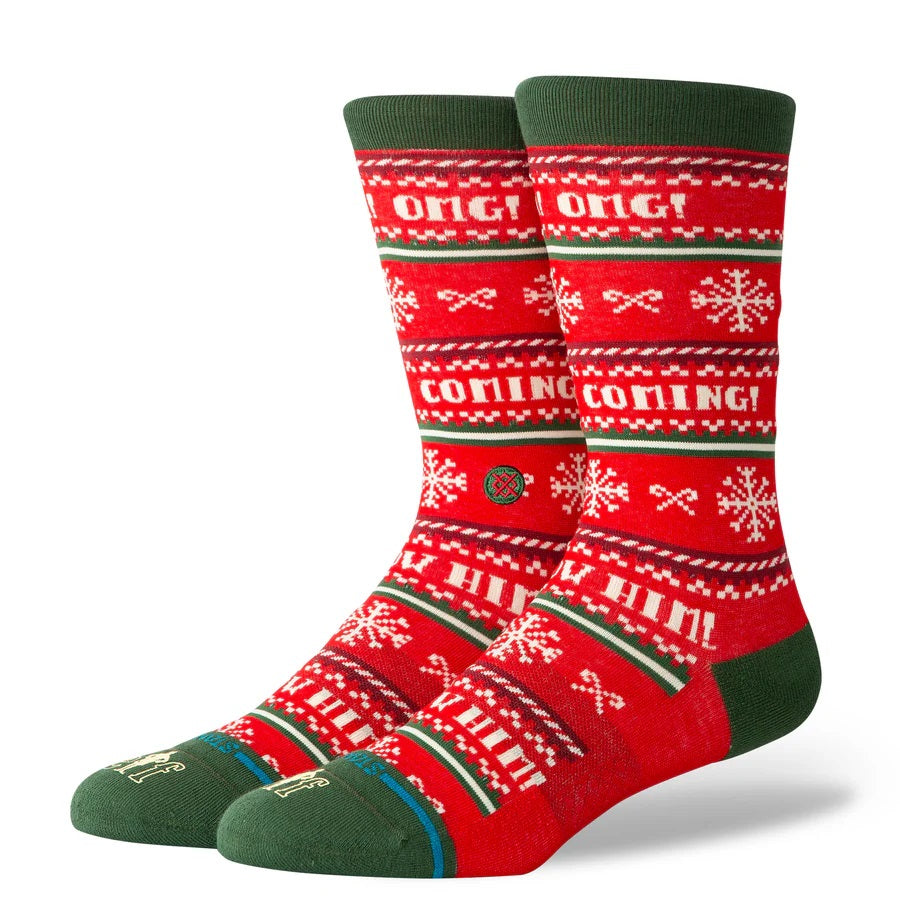 STANCE ELF I KNOW HIM CREW SOCKS