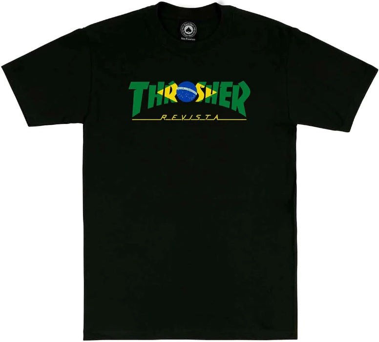 THRASHER BRAZIL REVISTA MENS T-SHIRT