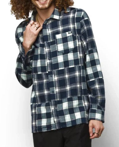 VANS BENSON LONG SLEEVE BUTTON DOWN MENS