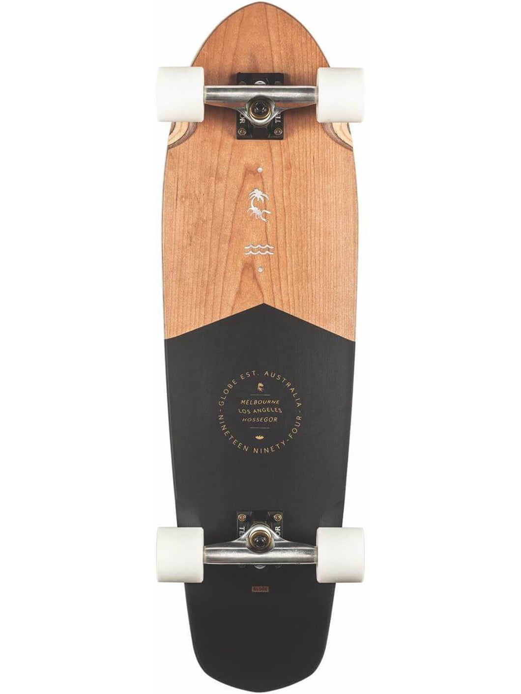 GLOBE BIG BLAZER BLACK CHERRY CRUISER SKATEBOARD COMPLETE 32