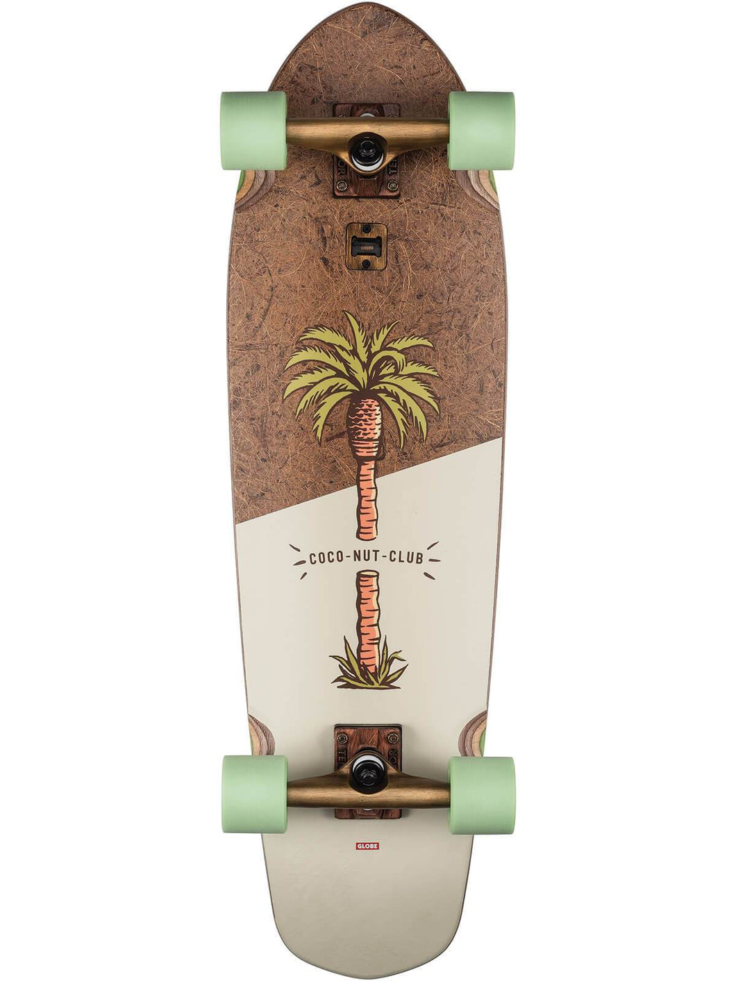 GLOBE BIG BLAZER COCONUT/PALM CRUISER SKATEBOARD COMPLETE 32