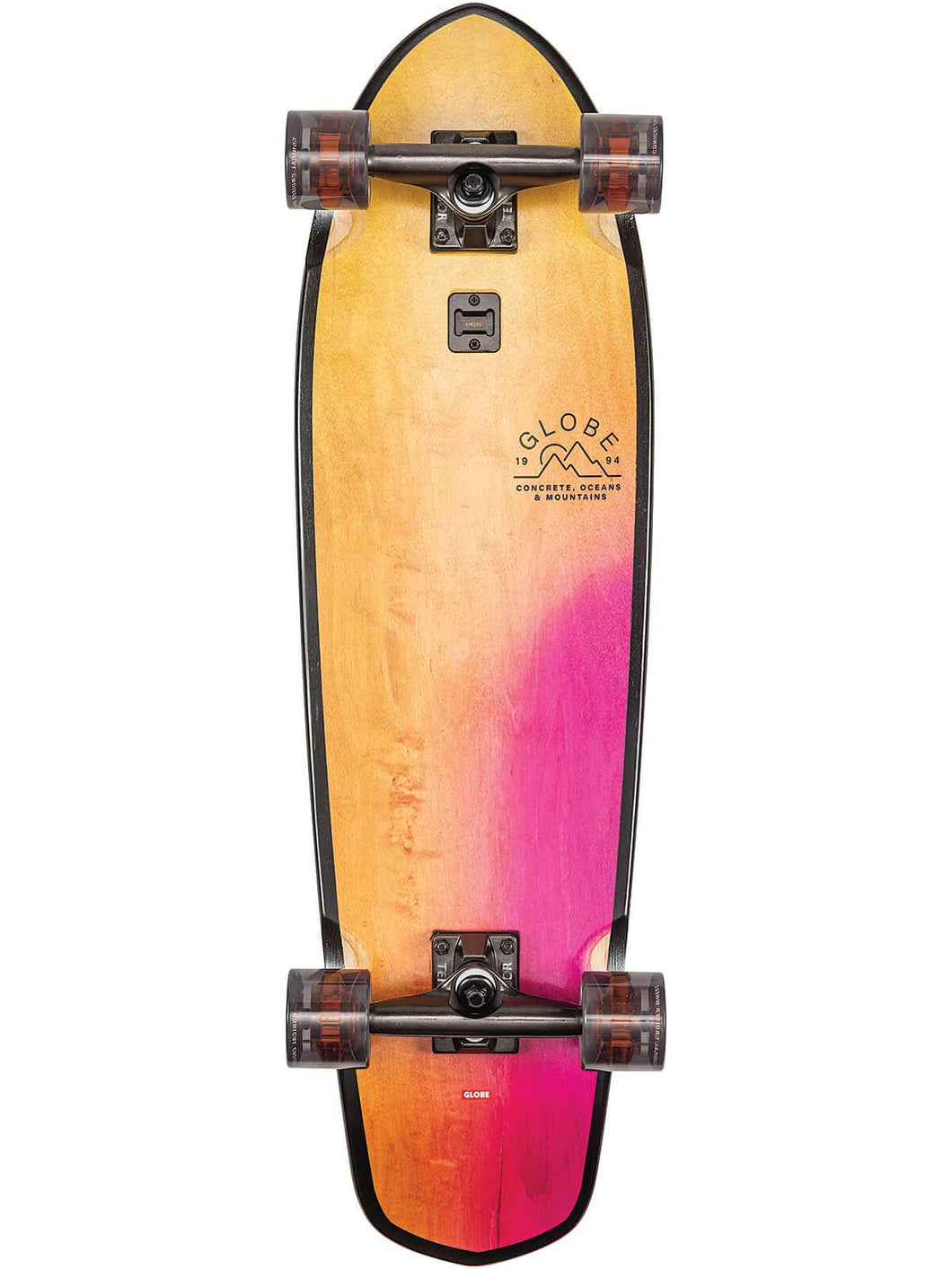 GLOBE BIG BLAZER WASHED YELLOW CRUISER SKATEBOARD COMPLETE 32