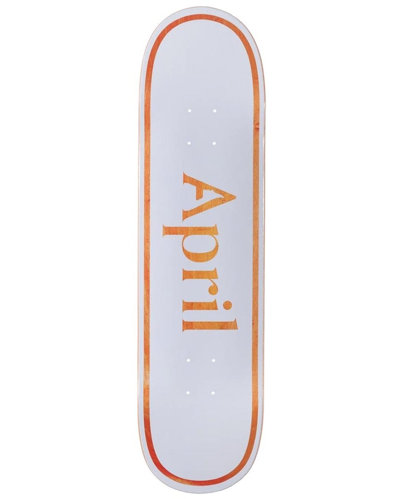 APRIL DECK OG LOGO ORANGE 8.5