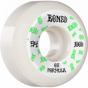 BONES 100'S SKATEBOARD WHEELS