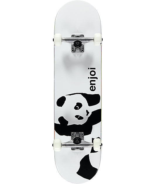 ENJOI WHITEY PANDA SKATEBOARD COMPLETE 7.75