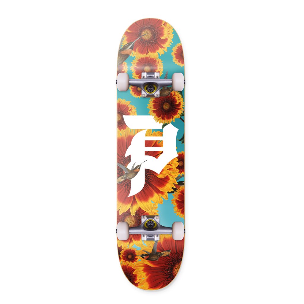PRIMITIVE DIRTY P SUNFLOWER II COMPLETE SKATEBOARD 8.125
