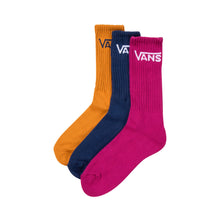 Load image into Gallery viewer, VANS CLASSIC CREW 3 PACK SOCKS
