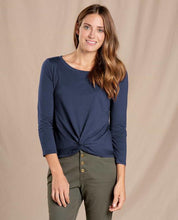 Load image into Gallery viewer, TOAD&amp;CO MAISEY 3/4 SLEEVE TWIST TOP
