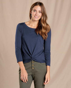 TOAD&CO MAISEY 3/4 SLEEVE TWIST TOP