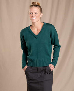 TOAD&CO DEERWEED V-NECK SWEATER