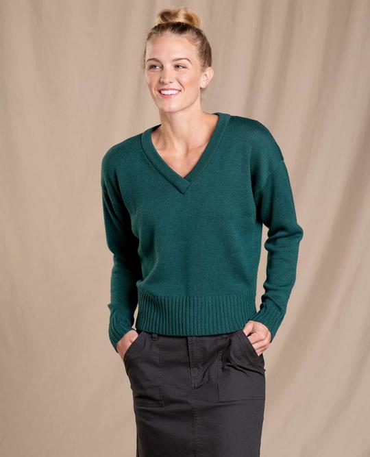 TOAD&CO DEERWEED V-NECK SWEATER